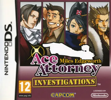 Ace Attorney Investigations - Miles Edgeworth (USA) box cover front